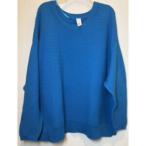 LIVI by Lane Bryant Blue Ribbed Sweater Size 18/20 NWT